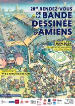 Affiche de l'évènement Les 28ème Rendez-Vous de la Bande Dessinée d'Amiens