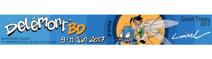 Bandeau de l'évènement Delémont'BD 2017