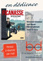 Affiche de l'évènement Dédicace de Véronique Grisseaux, Jack Domon et Fabrice Lehmann le jeudi 10 mars