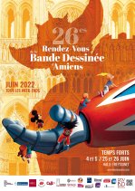 Affiche de l'évènement 26es Rendez-vous de la Bande Dessinée d'Amiens