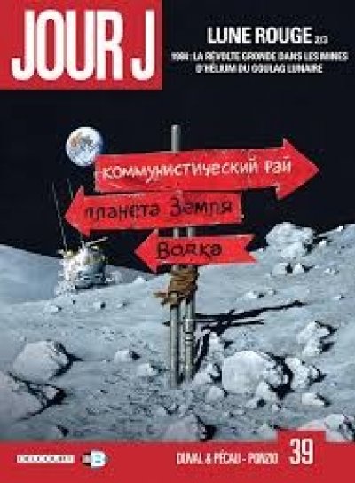 Couverture de Jour J Tome 39 Lune Rouge2/3