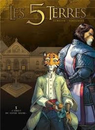 Couverture de Les 5 Terres Tome 5 L'objet de votre haine