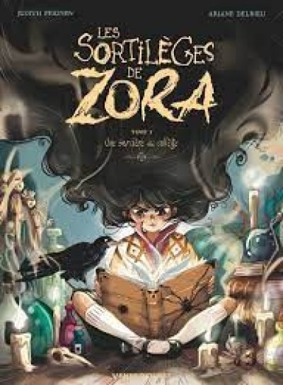 Couverture de Les sortilèges de Zora Tome1. Une socière au collège