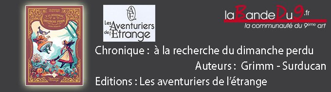 A LA RECHERCHE DU DIMANCHE PERDU