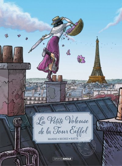 Couverture de La petite voleuse de la Tour Eiffel