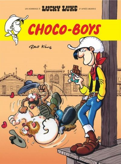 Couverture de Lucky Luke vu par  - Choco boys