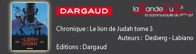 Le lion de Judah tome 3 