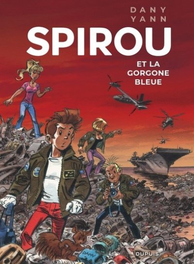 Couverture de Spirou et la Gorgone bleue
