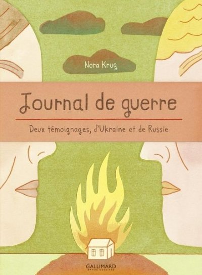 Couverture de Journal de guerre – Deux témoignages, d’Ukraine et de Russie