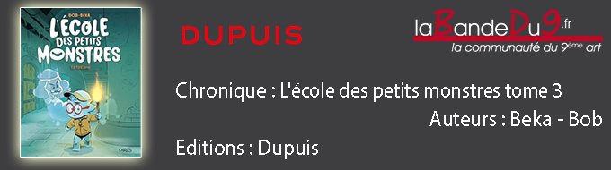 L'école des petits monstres
