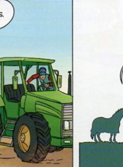 Couverture de A cheval 3 Quel toupet!