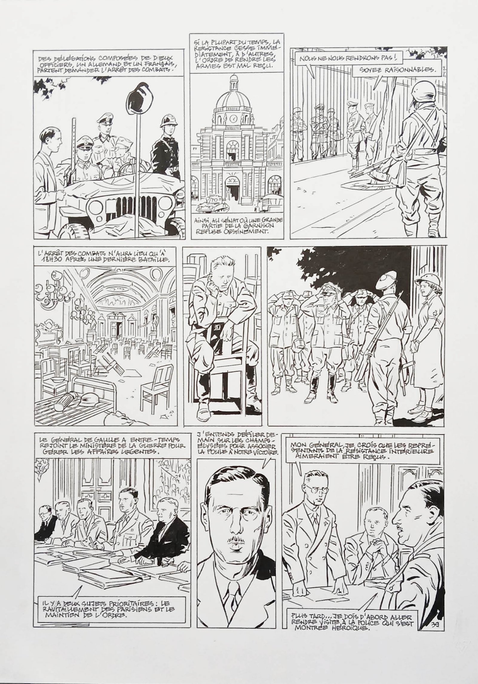 Sénat libéré , de Gaulle et le GPRF