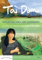Affiche de l'évènement Expo BD - Joël Alessandra et Marijah Bac Cam : Taï Dam