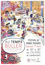 Affiche de l'évènement Au Temps Buller - Festival BD au Colysée de Lambersart