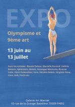 Affiche de l'évènement Expo collective : Olympisme et 9ème art