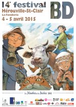 Affiche de l'évènement 14e festival BD "Des Planches et des Vaches"