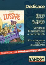 Affiche de l'évènement Dédicace Lussye