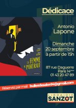 Affiche de l'évènement Dédicace Antonio Lapone