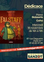 Affiche de l'évènement Dédicace Falstaff