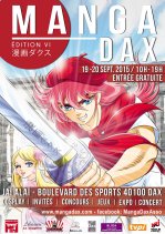Affiche de l'évènement Manga Dax 2015 - 6ème édition