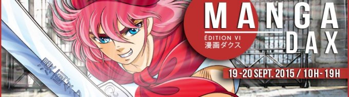 Bandeau de l'évènement Manga Dax 2015 - 6ème édition