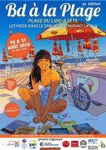 Affiche de l'évènement 3e Festival BD à la Plage de Sète (Hérault)