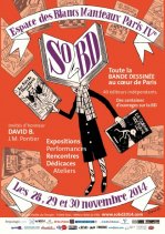 Affiche de l'évènement SoBD 2014, un salon de la bande dessinée au coeur de Paris