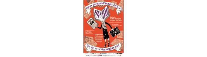 Bandeau de l'évènement SoBD 2014, un salon de la bande dessinée au coeur de Paris