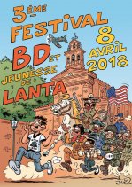 Affiche de l'évènement 3éme FESTIVAL BD et JEUNESSE LANTA