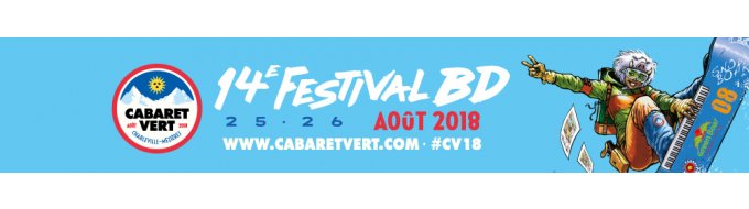 Bandeau de l'évènement 14éme Festival BD Cabaret Vert