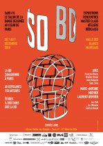 Affiche de l'évènement SoBD 2018, salon de la bande dessinée au coeur de Paris.