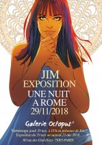 Affiche de l'évènement Vernissage exposition "Une Nuit à Rome" Jim & Hubert Touzot