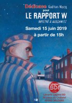 Affiche de l'évènement Gaétan Nocq en dédicace samedi 15 juin pour « Le rapport W» - Librairie Legend BD