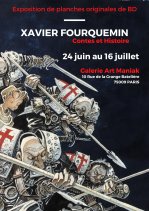 Affiche de l'évènement Expo BD - Xavier Fourquemin : Contes et Histoire