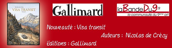 Bandeau de la nouveauté Visa transit tome 1