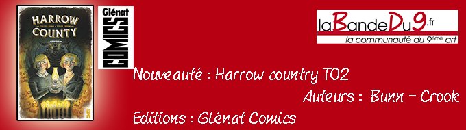 Bandeau de l'nouveaute Harrow County tome 2